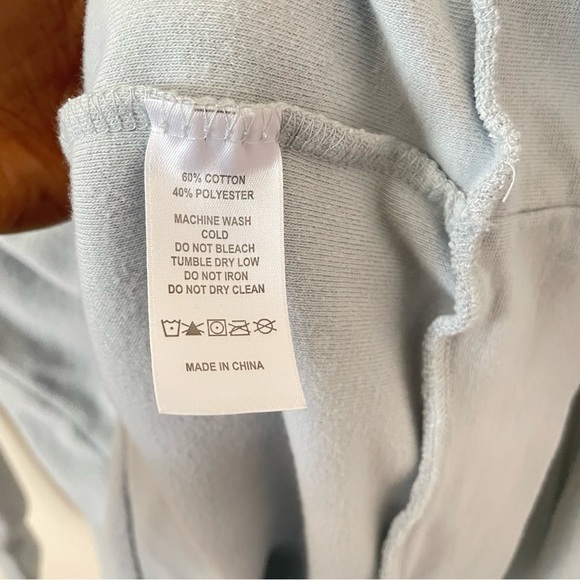 Rhythm. Dawn Fleece Vintage Sun Graphic Pullover Hoodie Sky Blue Size Large - Picture 7 of 8